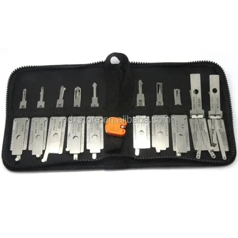 10Pcs 2-in-1 Auto Decoder Pick SMART Locksmith Tools for K9 MIT9 TOY48 HY16R HU87 HYN11 NSN14 TOY43R HON66 TOY12