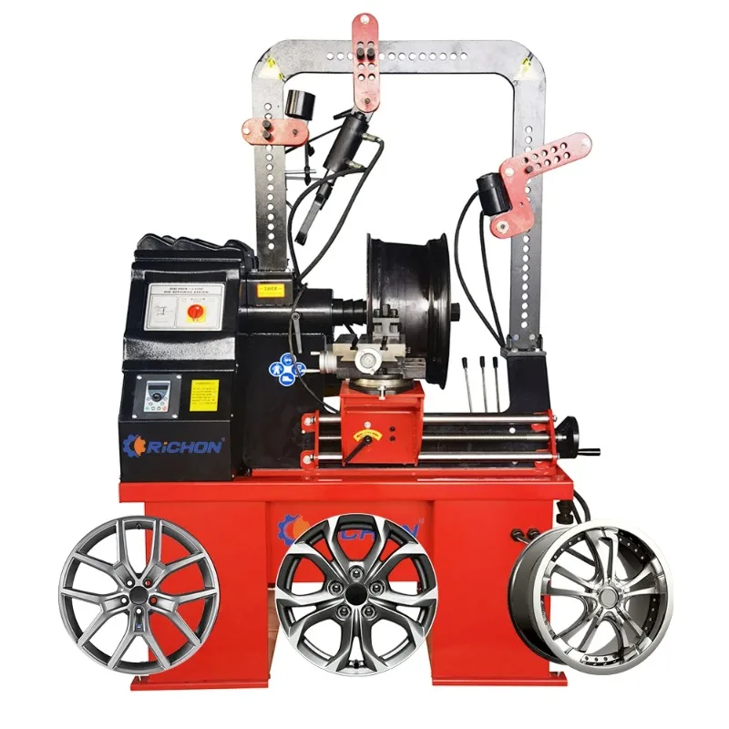 RH-95LM 10 - 26 Zoll Automatische Felgenreparaturmaschine für Diamant-Alufelgen CNC-Raddrehmaschine Schneidemaschine