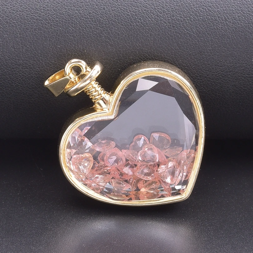 1Pc Mix Styles Geometric Heart Oval Glass Memory Living Relicario Cabochon Medaillon Locket Pendant For Jewelry Making Wholesale