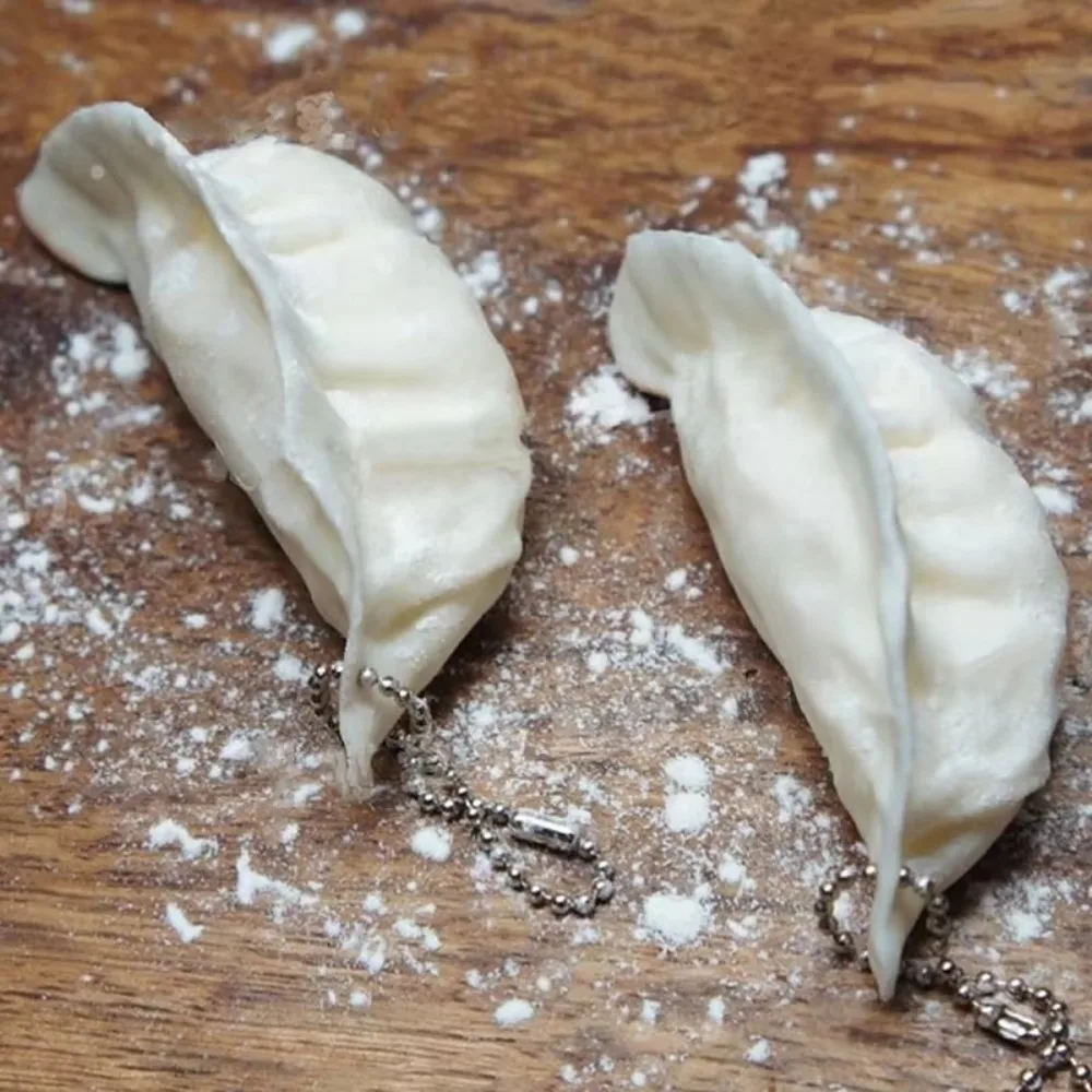 محاكاة الزلابية حقيبة سلسلة مفاتيح قلادة لطيف لعبة اسفنجي صغيرة الزلابية محاكاة الغذاء الديكور سحر الإجهاد الإغاثة هدية