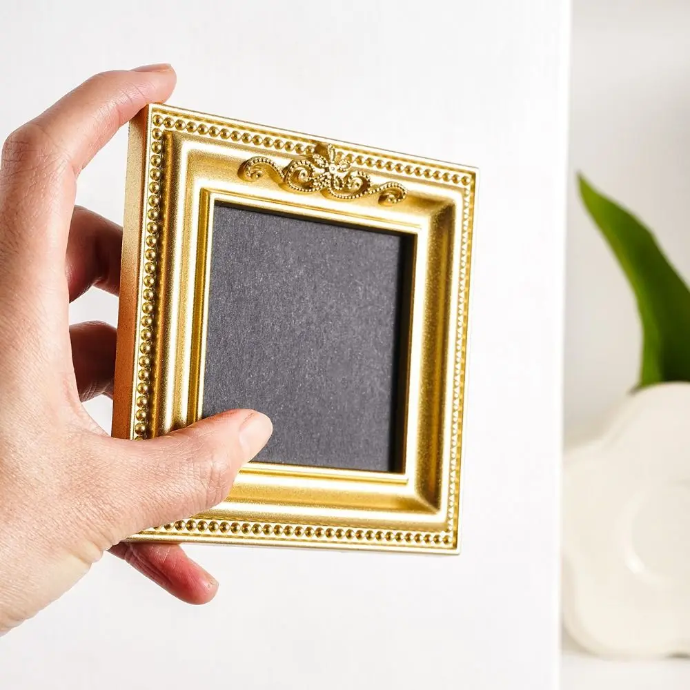 Hanging Mini Photo Frames Resin Photographic Props Vintage Picture Frame Glass-Free Creative Decorative Frames Home Decor