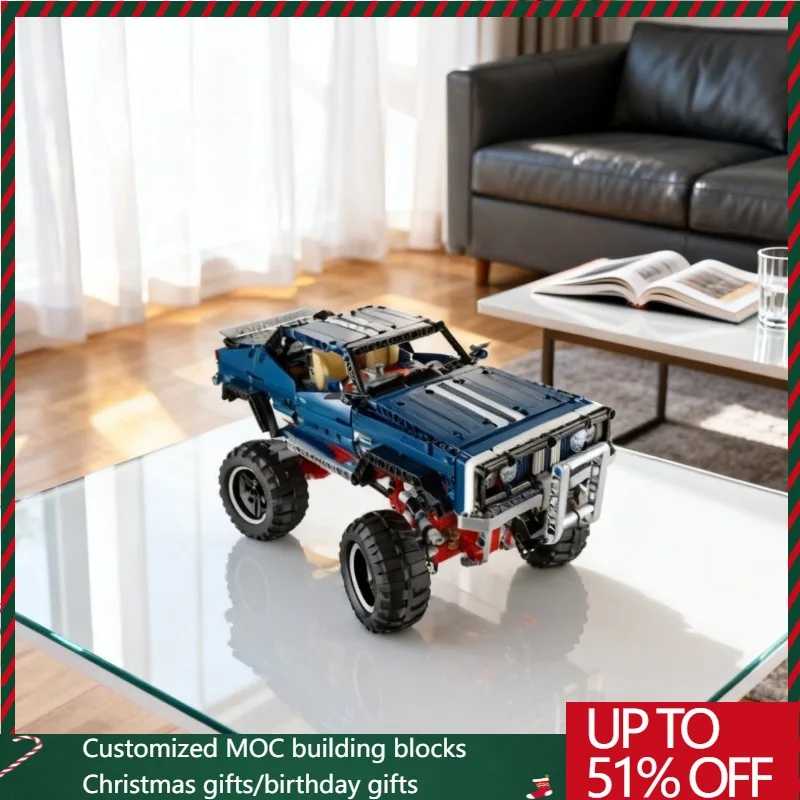 

1585PCS City 4x4 Crawler Off-road Vehicle Model DIY Creative Ideas Technology Child Toy Assembly Puzzle Birthday Creative Gift