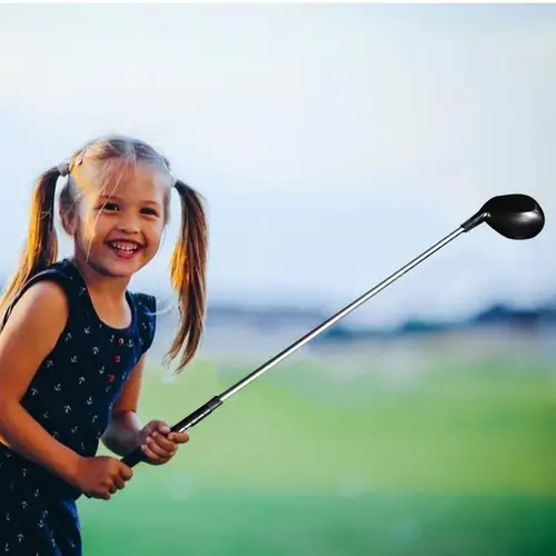 Imagen 2 del producto Palos de Golf de acero inoxidable para niños, Putter divisor de cuña desmontable, Putters de Golf, palos de práctica multifuncionales para niños, 80cm