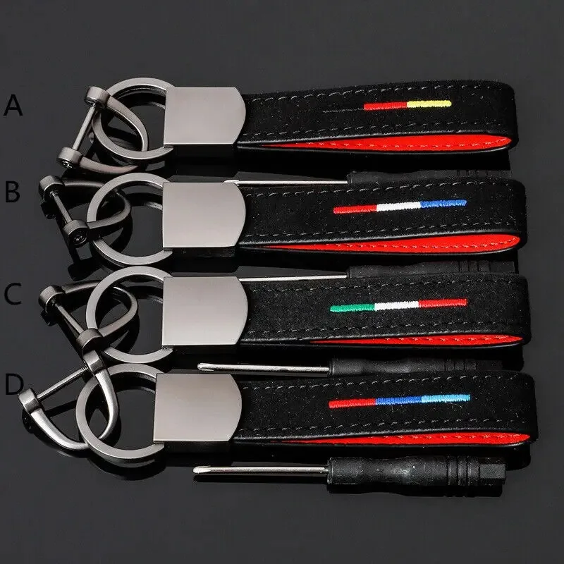 

1 Piece Keychain Key Ring France/German/Italian Flag Logo Key Chain Car Gadget Car Keyfob Universal Accessories