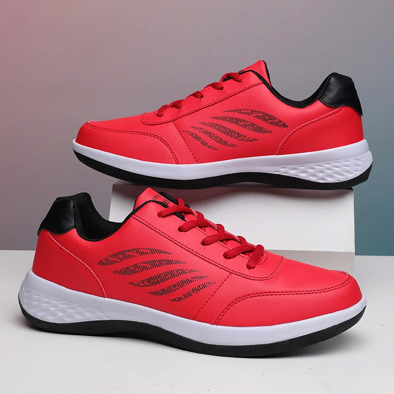 Homens andando sapato moda casual tênis antiderrapante homem calçado de couro do plutônio melhores sapatos para hiit e peso zapatillas niño sapatos