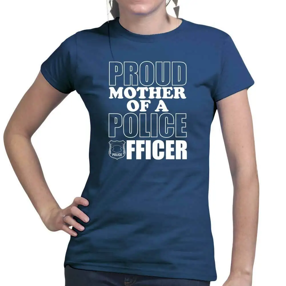 Proud Mum of Officer Mothers Day Gift for Mom Ladies T shirt Tee Top T-shirt