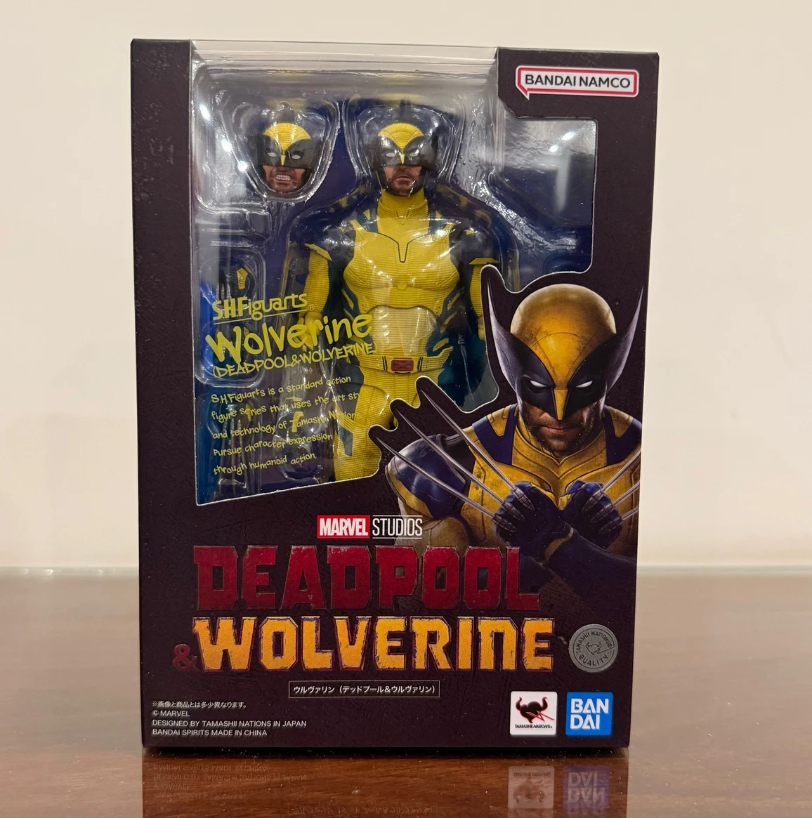 

100% Original Bandai Shf Sh Figuarts Wolverine Deadpool Wolverine Action Figures Anime Model Toys Collection