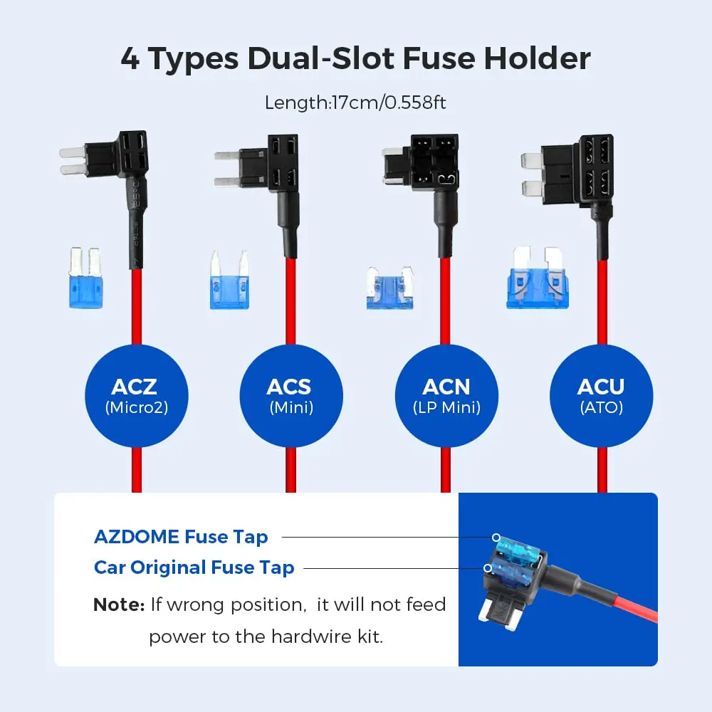 JYX04 Car DVR HardWire Kit For LingDu D200/D600/LD01 Low Vol Protection Micro USB Port ACC Power Cable 12V-24V in 5V/2.5A Out