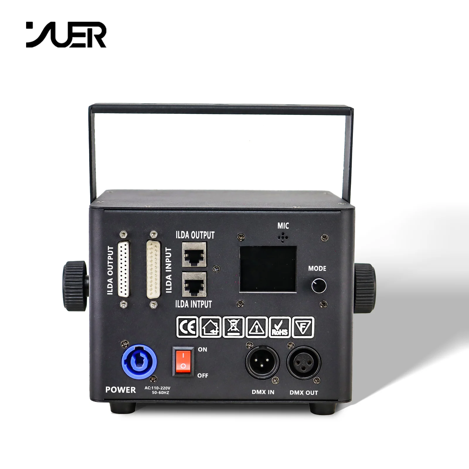 5 واط APP بلوتوث التحكم شعاع تأثير أنماط ضوء DIY بها بنفسك الرسوم المتحركة Gobos الكلمات RGB العارض DMX للديسكو DJ حفلة KTV الزفاف #4