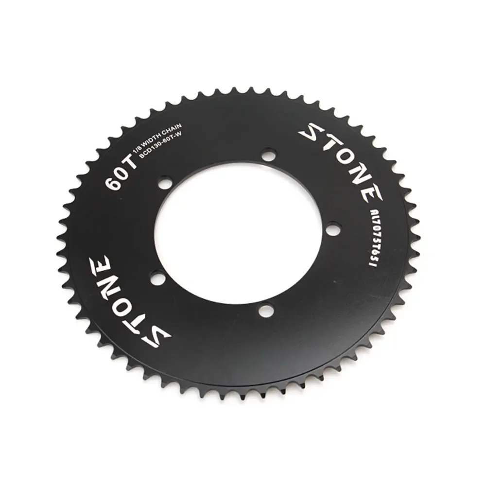 Stone 130 BCD Round 42T 46T 48T 50T51T 52T53T54T55T57T58T60T tooth chainring fixed gear track bike fixie Chainwheel
