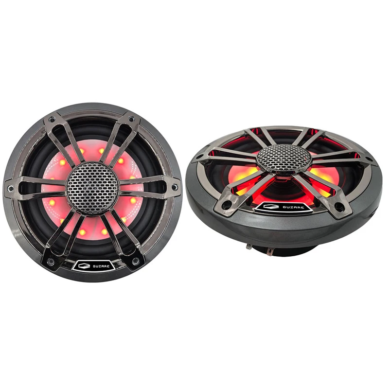 

6\" 300W Power RGB Lights Waterproof Marine Stereo Speakers for Yacht Ship and Boat