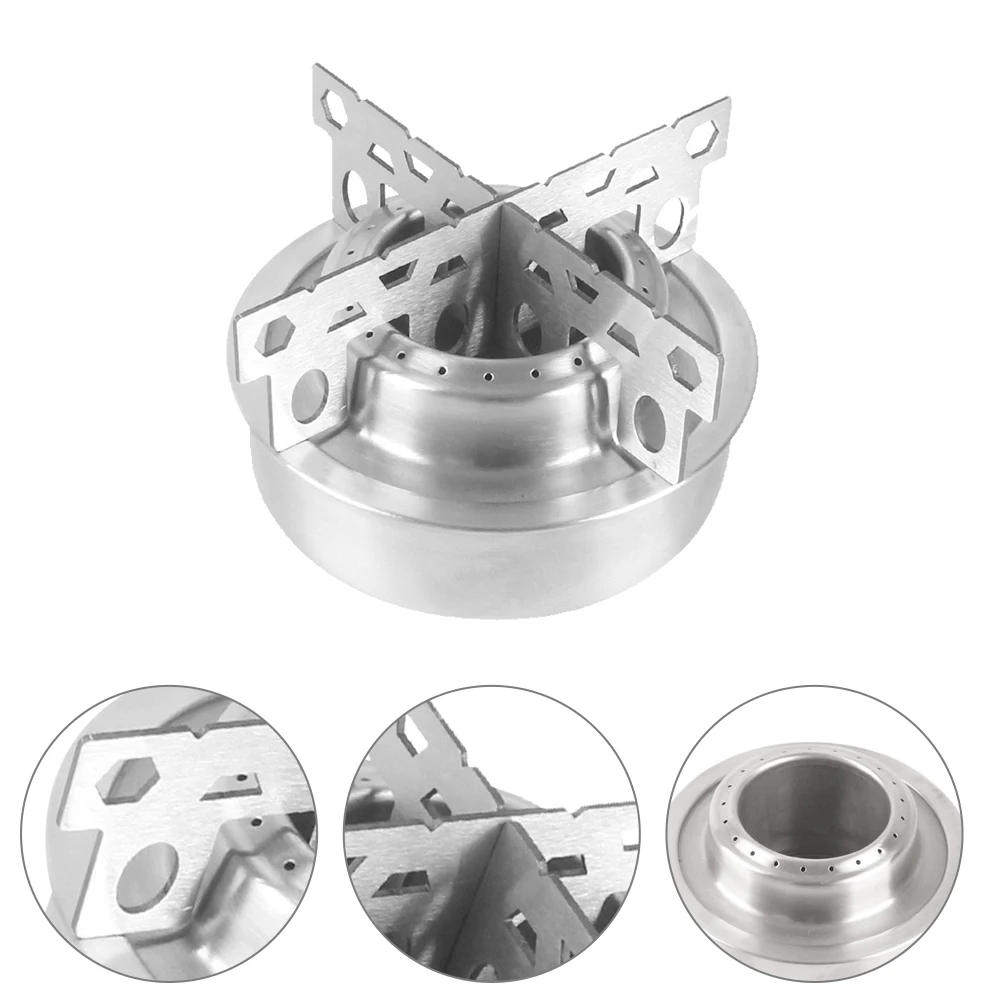 

Portable Picnic Stove Camping Stainless Steel Burner Mini Cooking Backpacking Outdoor