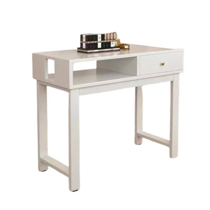 

Nordic Simple Nail Tables Multifunction Storage Solid Wood Professional Nail Tables Japanese Dressing Salon Furniture Nagel FYMT