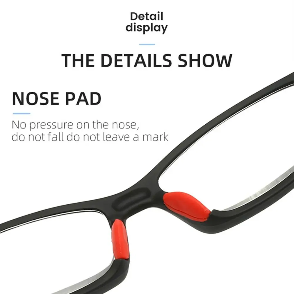 Óculos de leitura ultraleves de silicone macio para homens, óculos portáteis, visão distante, alta definição, além de 1.0 ~ + 4.0