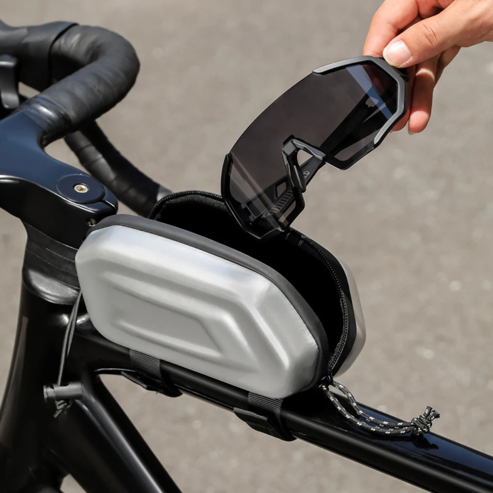 

Жесткая велосипедная сумка для хранения велосипедных очков Компактная велосипедная сумка Легкий велосипедный аксессуар Сумка для защиты от влаги Портативная сумка