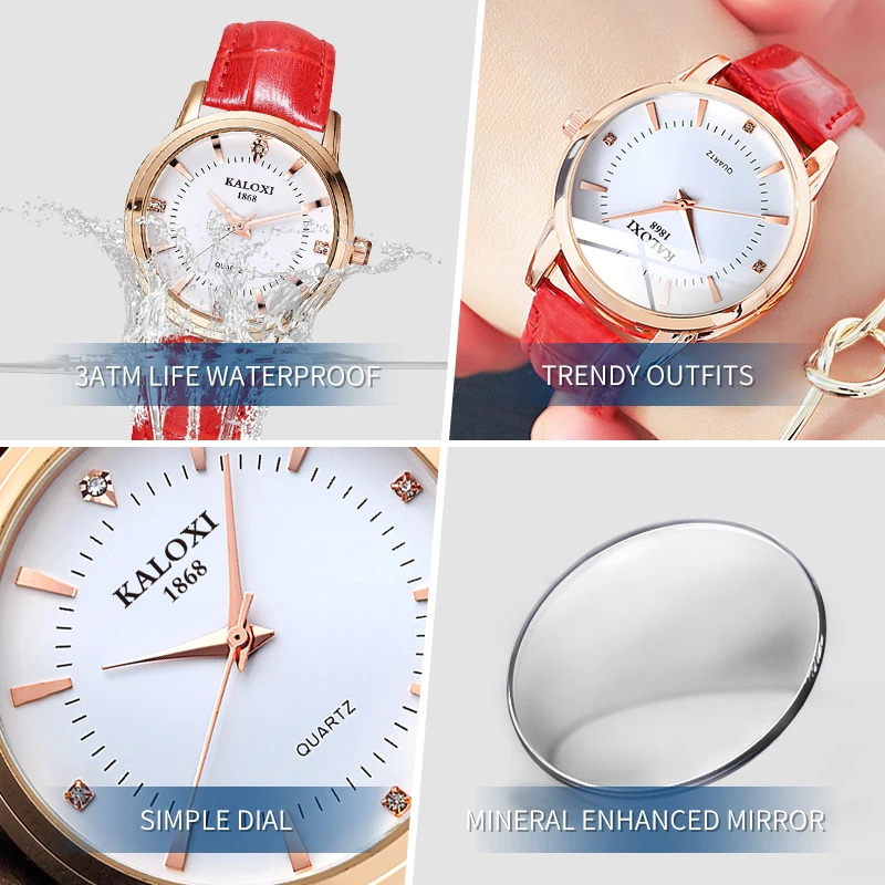 Marca das mulheres relógio de pulso luxo simples relógio de pulso de quartzo para mulheres cinto de couro moda negócios das mulheres relógio relojes de mujer