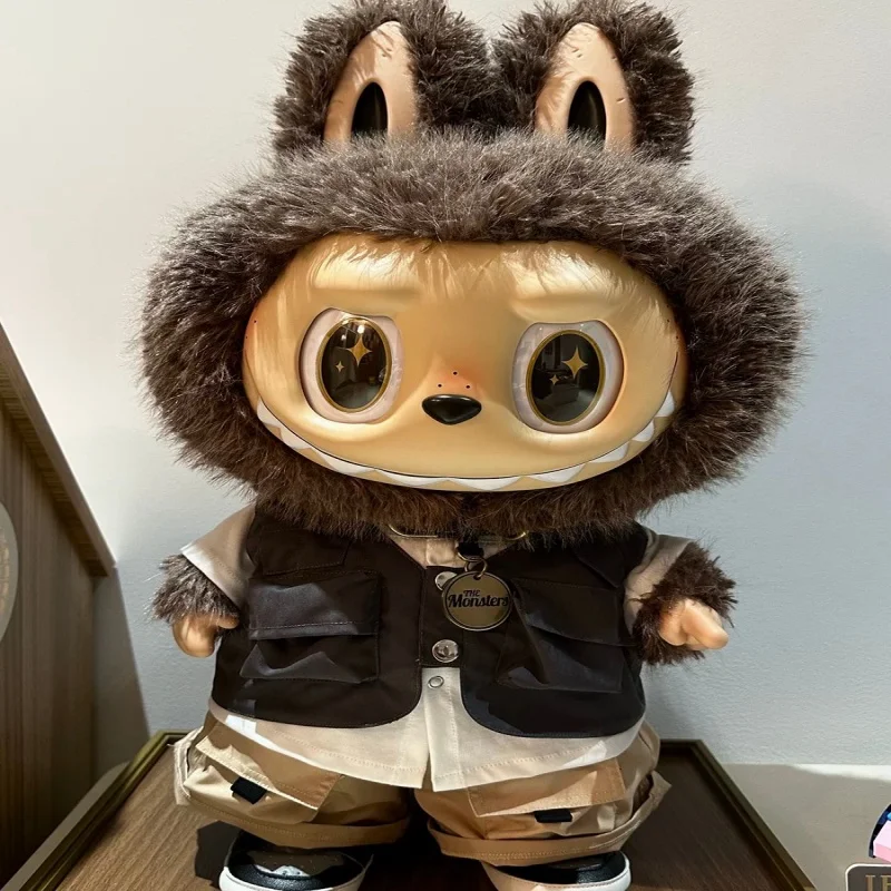 Pour la référence Labubu [Pon et Zi] ensemble de vêtements de travail Zimomo poupée en vinyle 58 cm remplacement de vêtements de poupée grand leader