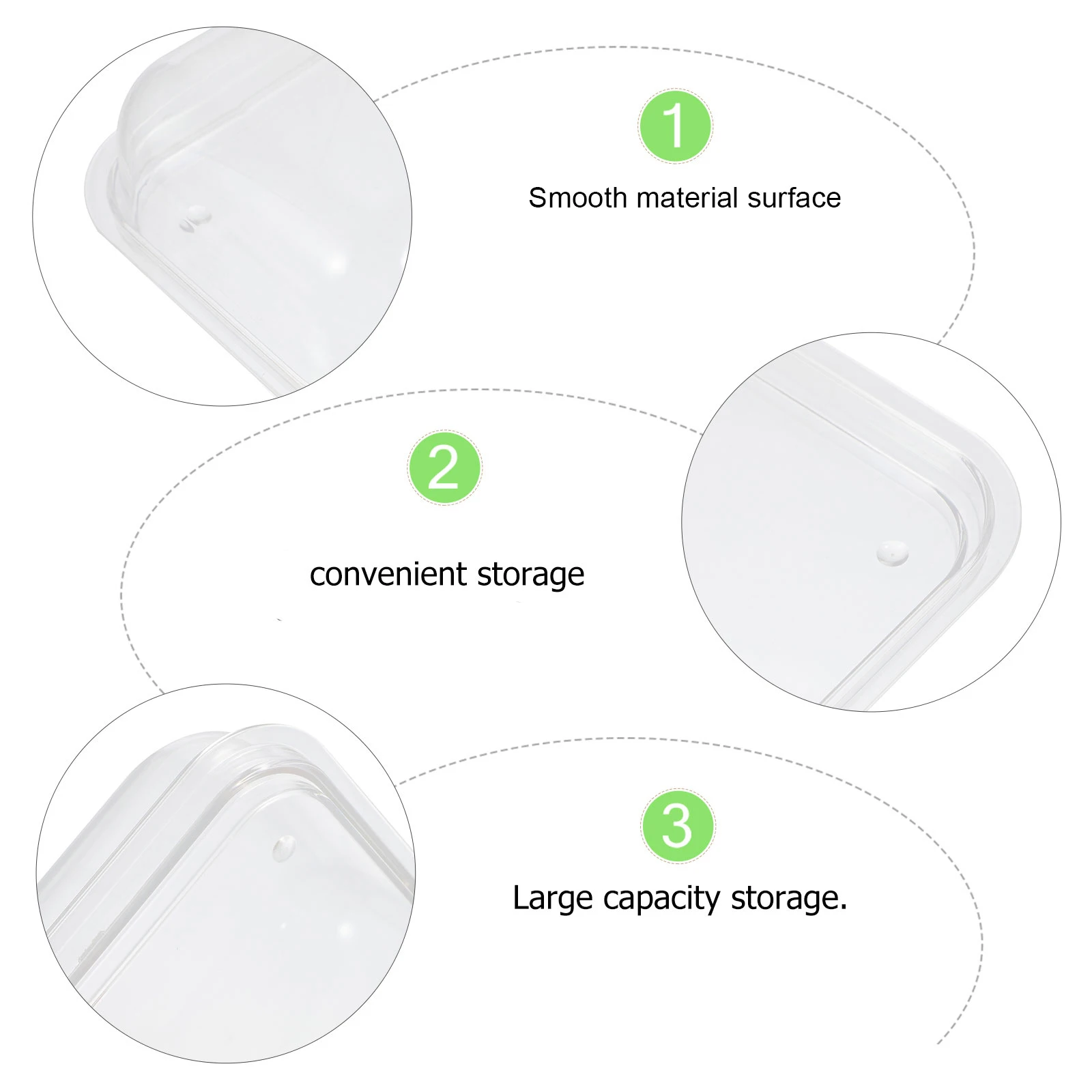 

1pc Butter Storage Box Transparent Acrylic Airtight Container Kitchen Hotel Restaurant Food Store Housewarming Gift