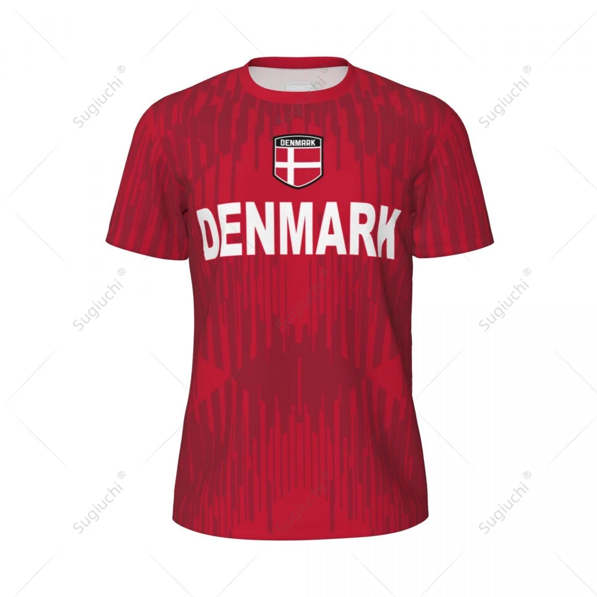 Unisex Denmark Flag 3D Printed T-shirt Fans Mesh tshirt For Running Bike Soccer Tennis Fitness Sports Exclusive