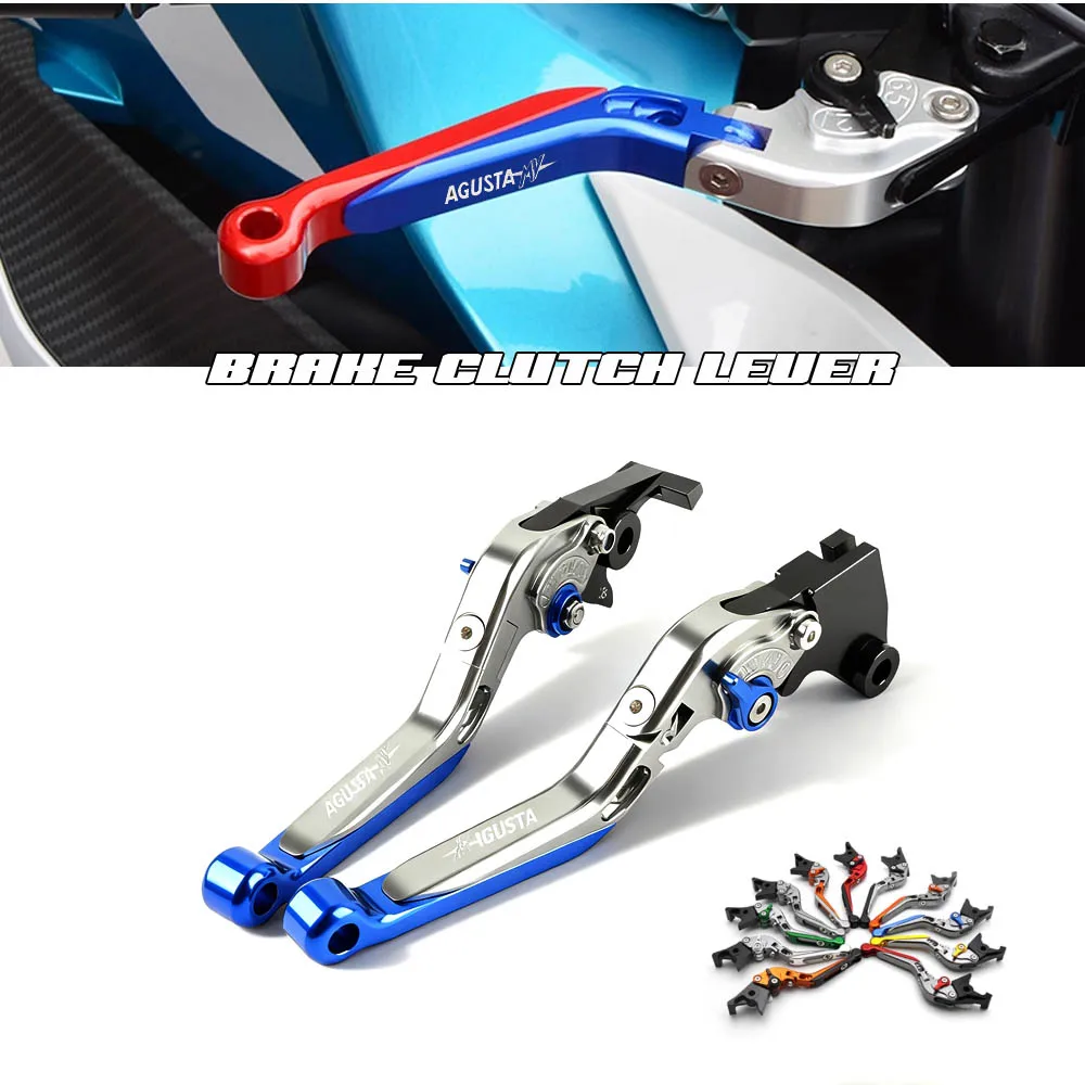 Motorcycle CNC Adjustable Folding Extendable Brake Clutch Levers for MV Agusta F3 675 2013-2018 F3 800/AGO/RC 2014-2018