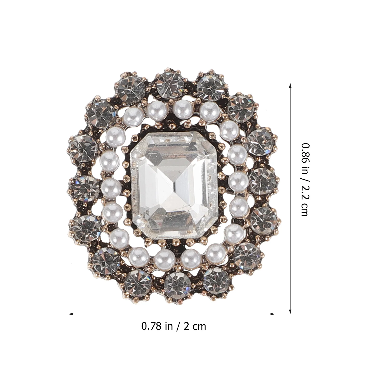 

10Pcs Small Rhinestones Shiny Glossy DIY Supplies for Brooches Phone Covers Hair Accessories Rhinestone Buttons