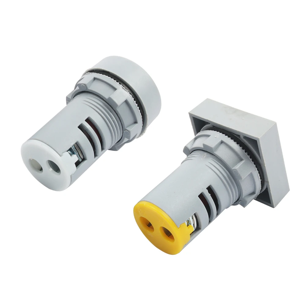 AC20-500 LED Voltmeter voltage meter indicator pilot light Red Yellow Green Blue White digital ammeter Square or column
