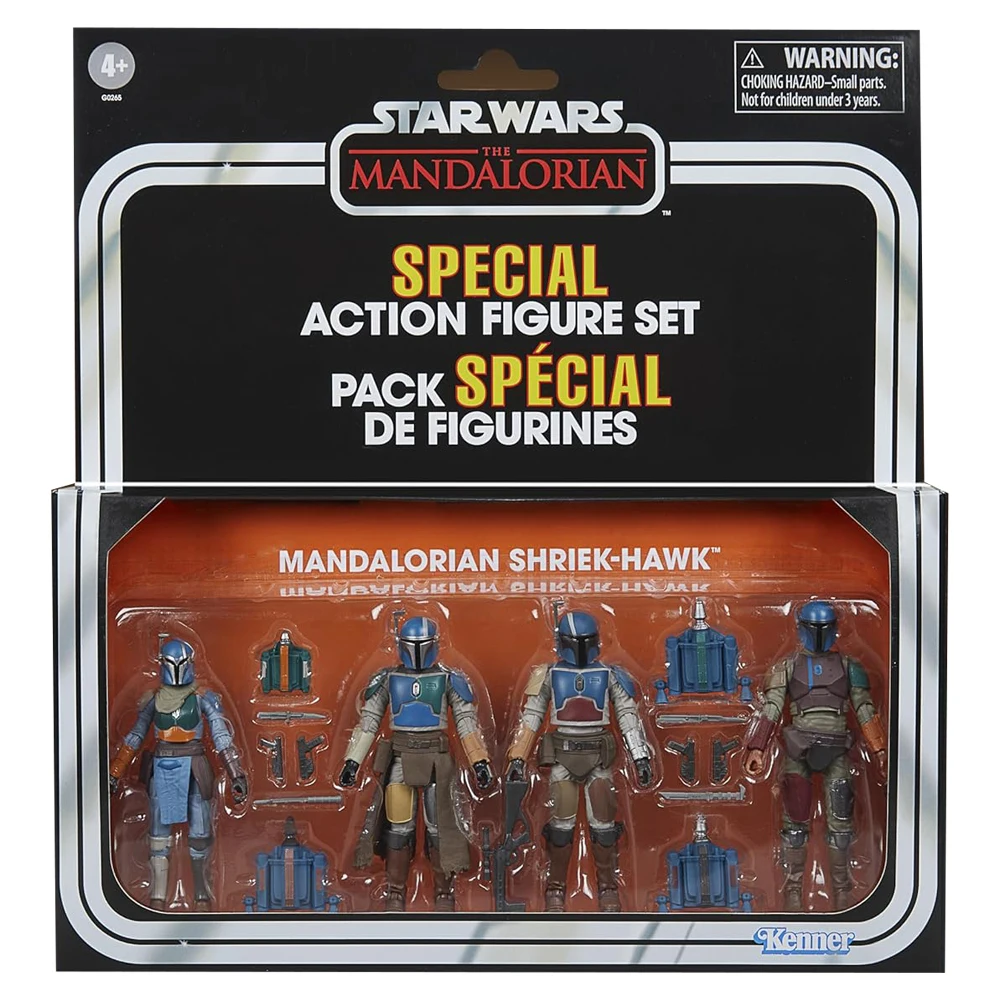 

[In-Stock] Hasbro STAR WARS The Vintage Collection Shriek-Hawk, The Mandalorian 4-Pack-Set Exclusive Action Figure Model Toys