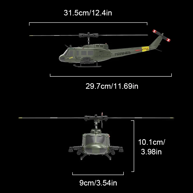 Jjrc C032 Rc ヘリコプター 6Ch 1:48 飛行機ミニ 6 軸ドローン航空機 Rc 飛行機のおもちゃ男の子趣味大人のため