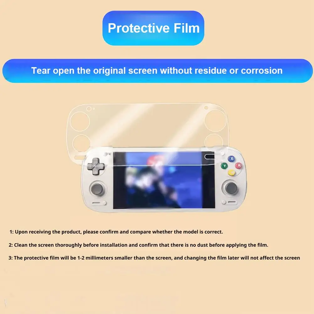 For Retroid Pocket6 Screen Protector Anti-Scratch Clear Film Game Console Accessory Smooth Touch | Clear Visuals For Gaming