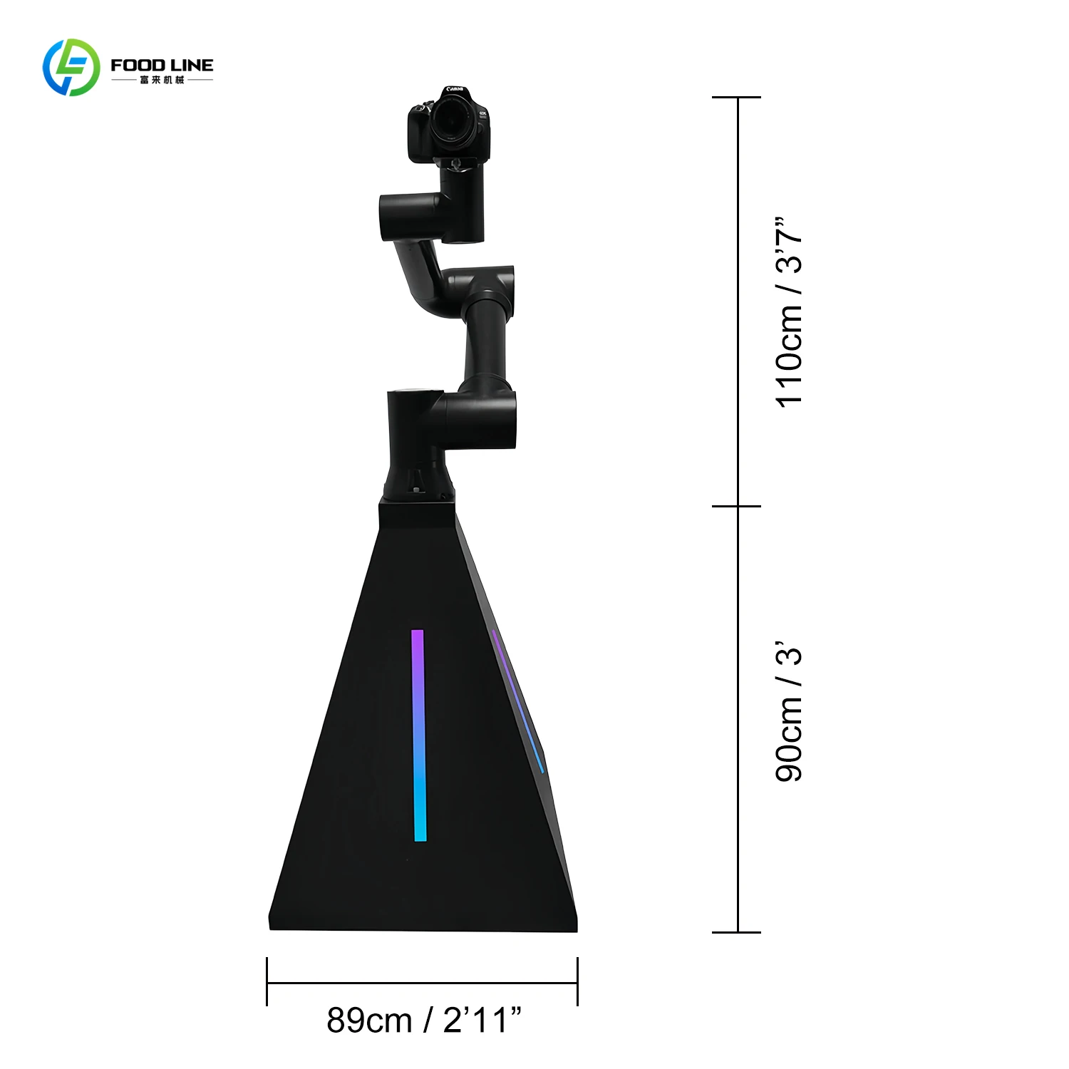 Light Weight 6-axis Robot Arm Customized Commercial Instant 360 Degree Robotic Arm Camera Photo Booth Machine