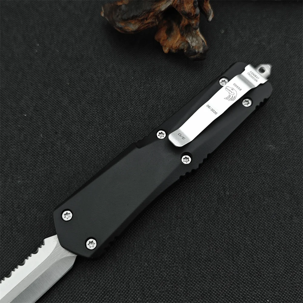 Top Quality MICR Folding Knife 440C Blade Zinc Alloy Handles Utility Pocket Knife Outdoor Hunting Tactical Knife EDC Multitool