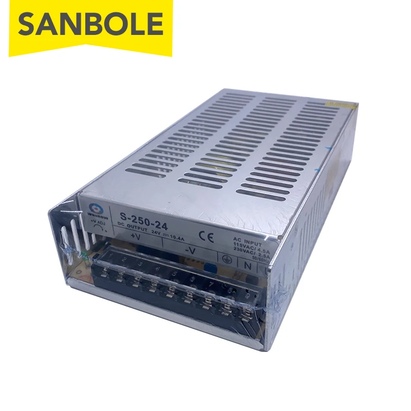 S-250-12 Switching Mode Power Supply DC Regulated 250W 12V20A 24V/48V Short Circuit Protection