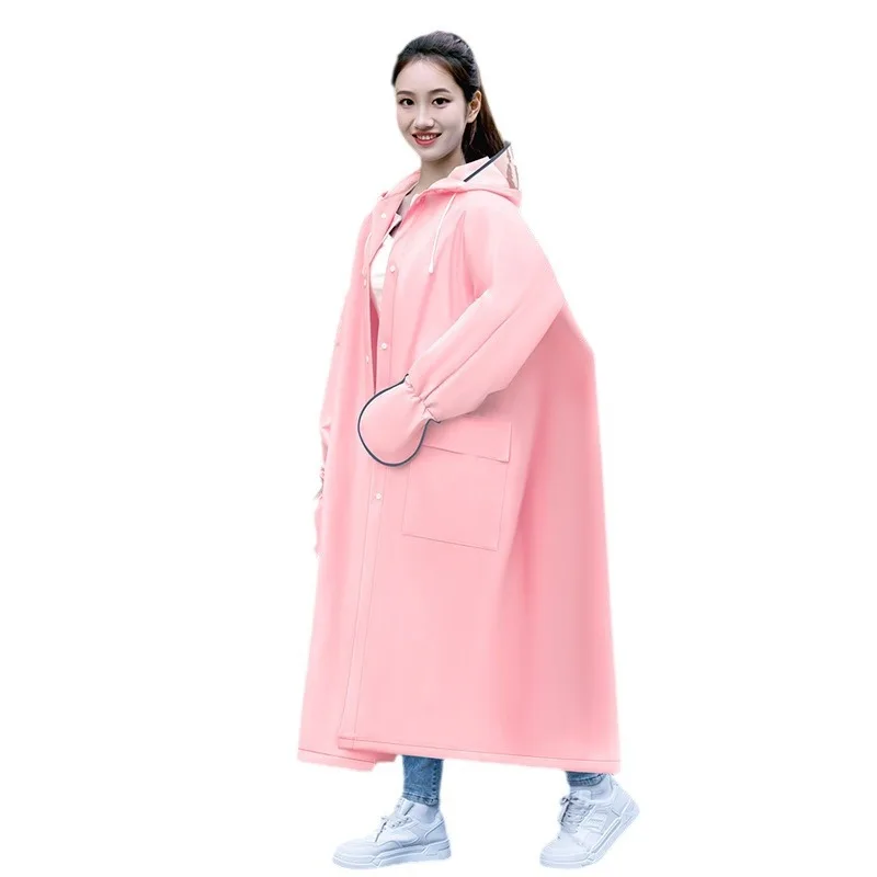 Long Full Body Rainstorm Protection Raincoat for Men Women Electric Vehicle Bicycle Riding view 5