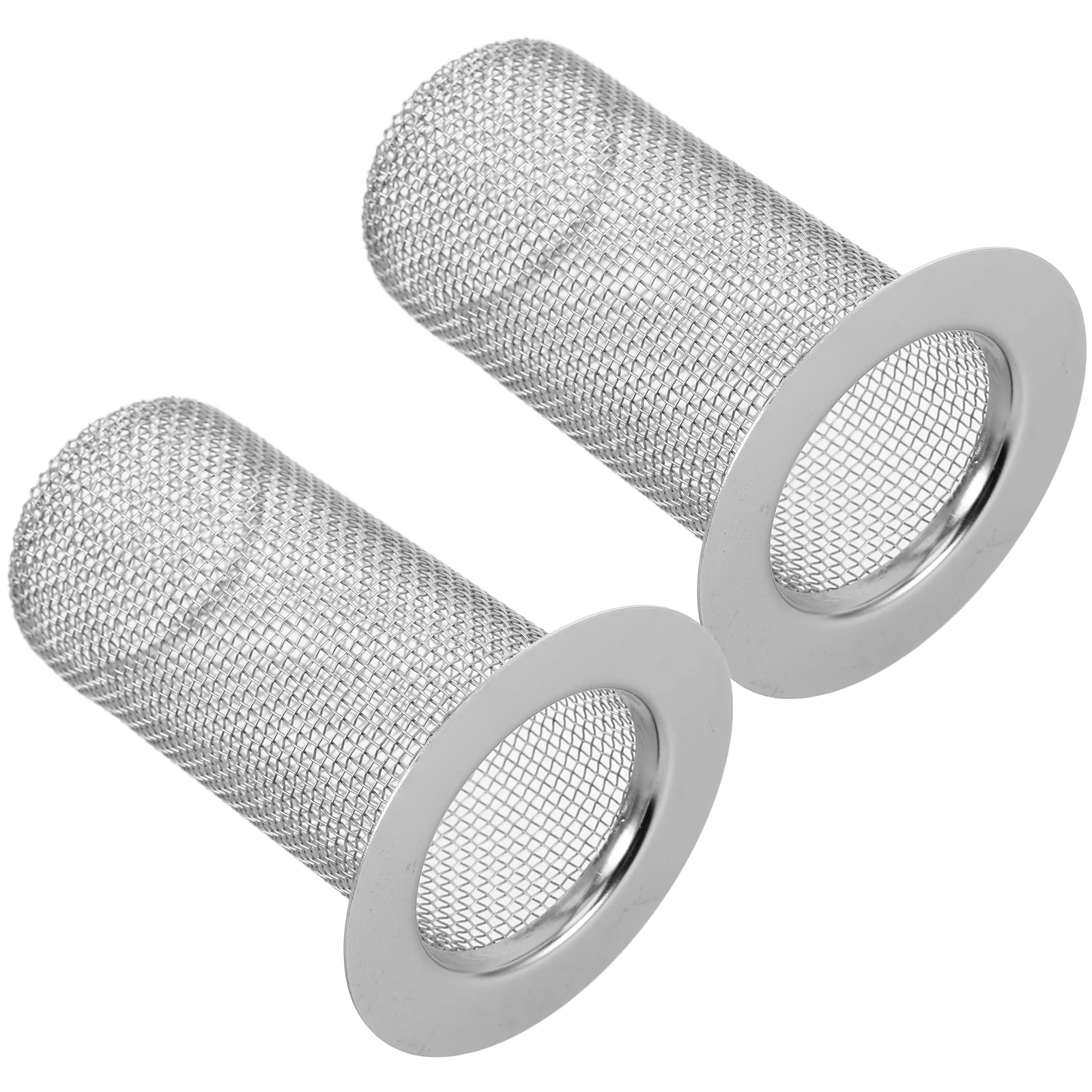 

2pcs Stainless Steel Bathroom Sink Strainer Floor Filter Mesh Hair Trap Shower Drain 4Cm Kitchen Drain Catcher Bathtub Hair