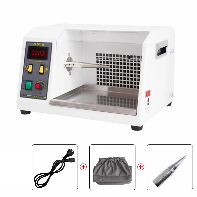 DM-8 Electric Frequency Polishing Machine Dust Polishing Machine Cloth Turbine Watch Band Jade Polishing Jewelry Equipment