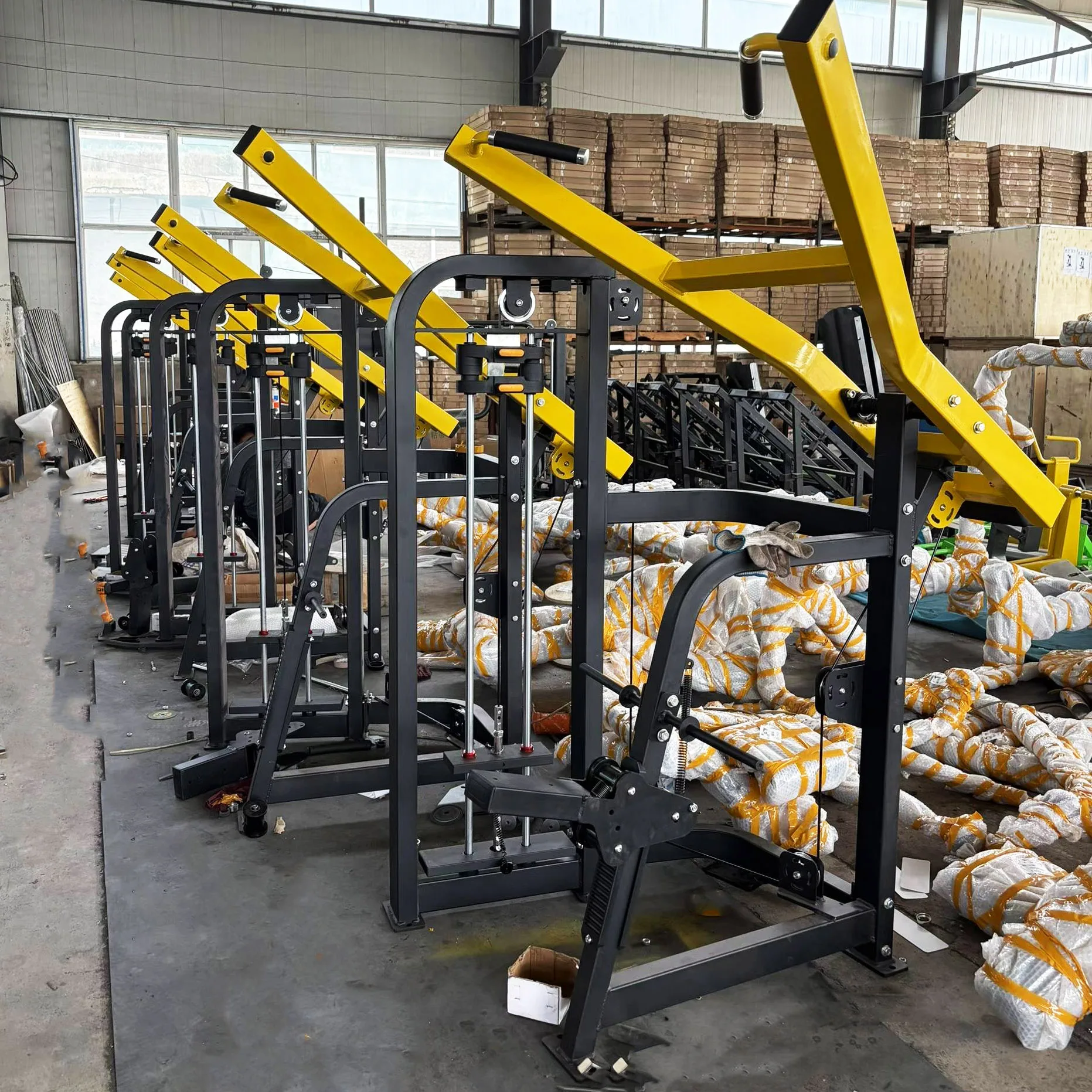 

Customizable Commercial Gym Training Machines Adjustable Steel Plate Fixed Pulldown Pin Load for Chest and Back Exercise