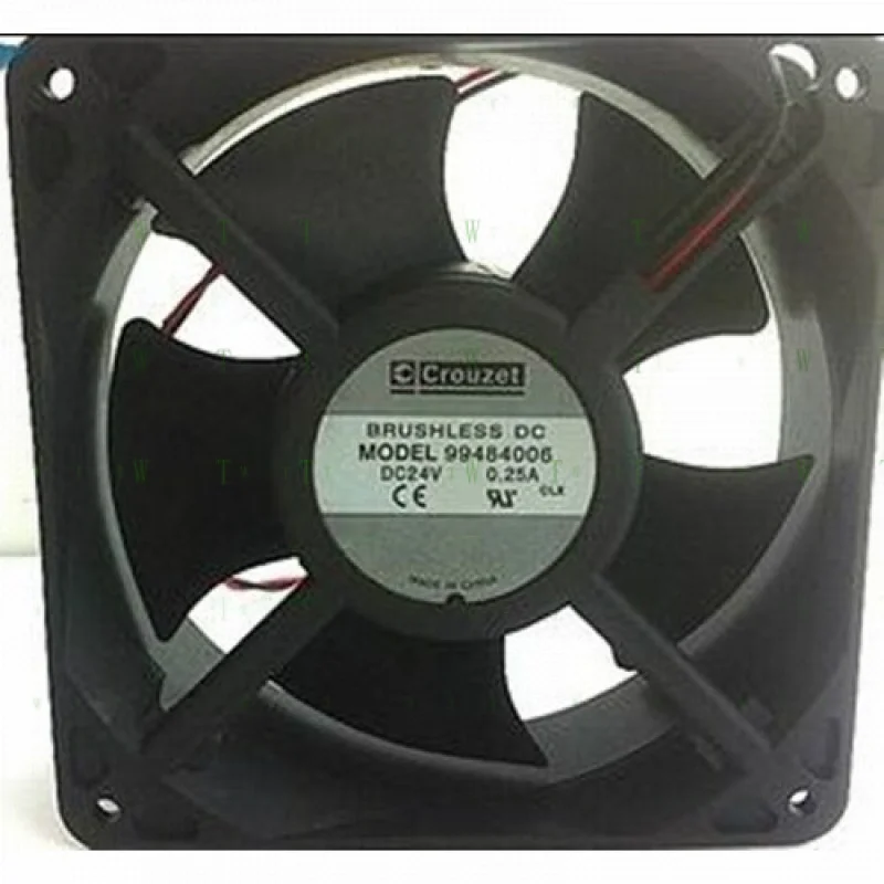 

H 1 pcs Crouzet 99484006 24v 0.25a 12038 12CM cm 2-wire inverter cooling fan