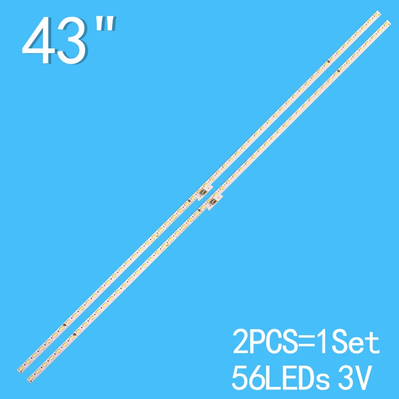 

New 2 PCS/set 56 Lamp 467mm LED Backlight Strip HE426MU51 RSAG7.820.7458/ROH