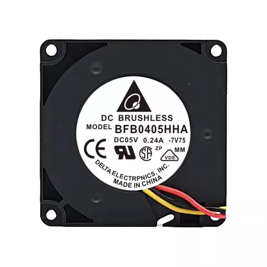 

New Cooler Fan for Delta BFB0405HHA 4010 5V 0.24A 4CM Silent Cooling Fan 40*40*10mm