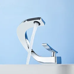 Rubinetto del bagno in ottone bianco cromato lavabo miscelatore per acqua calda fredda rubinetto per lavabo montato sul ponte oro rosa bianco