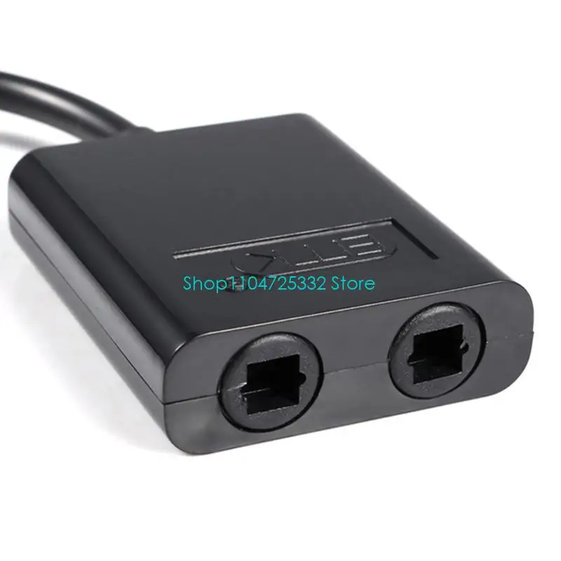 P5EA Optical Auditory SPDIF Splitter 1x2 For Multiple Devices HiFi Sound Transmission