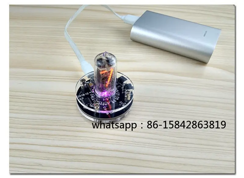 

Single Tube QS18-12 Glow Clock Nixie Clock Has A Soft Spot