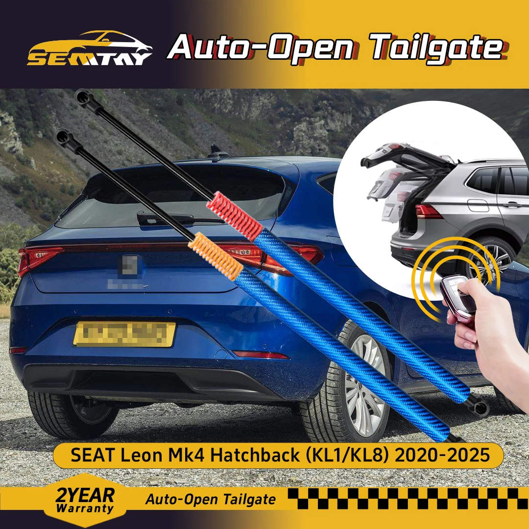 

Автоматические амортизаторы багажника SEMTAY с пружиной для хэтчбека Mk4 (KL1/KL8) 2020-2025, опоры задней двери багажника SEAT Leon