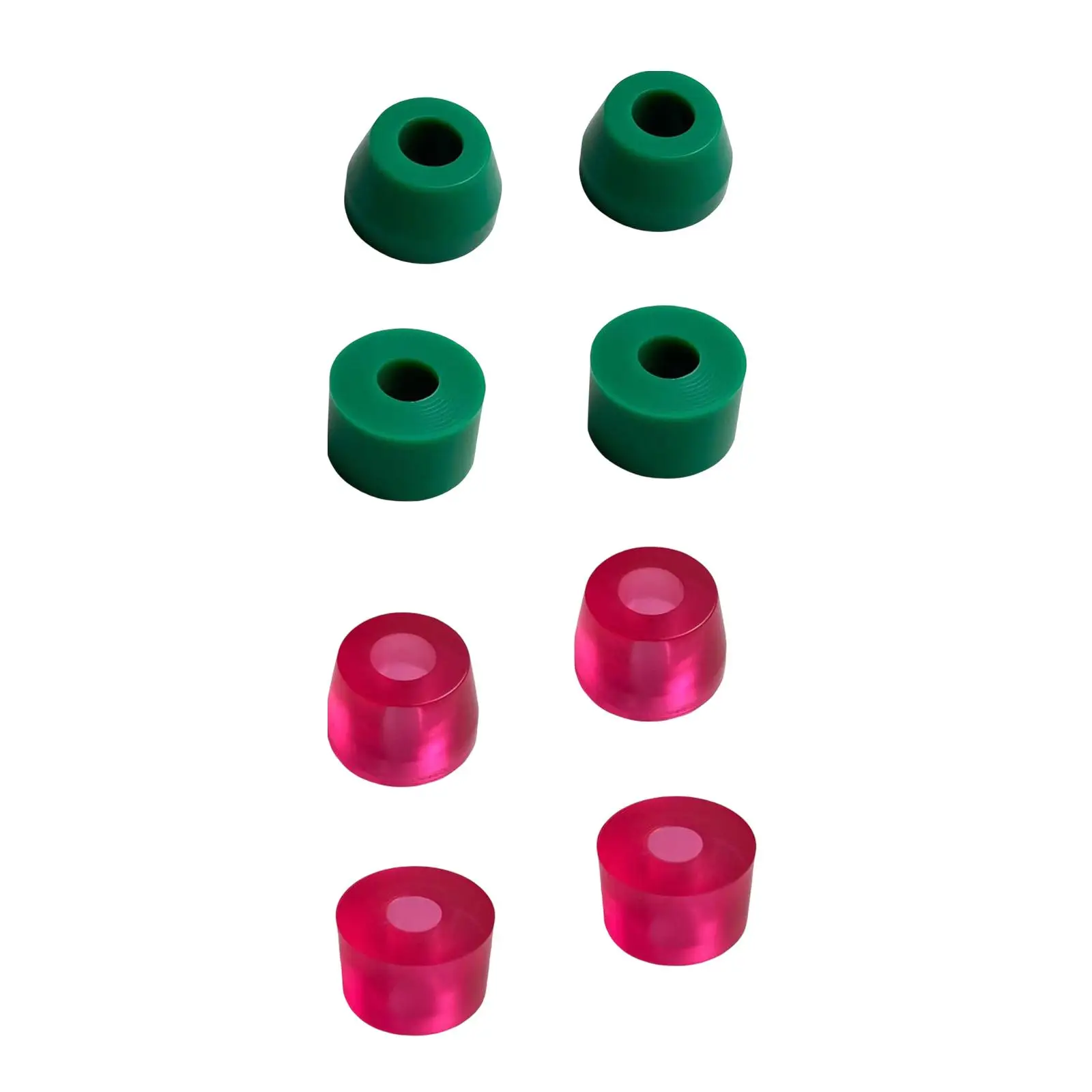 Skateboard truck bushings, high resilience shock absorber rubber replacement