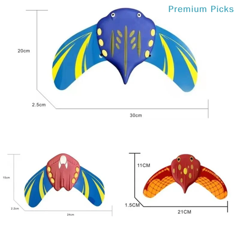 Water Power Devil Fish Underwater Glider Toy Beach Seaside Swimming Pool Games Kids Gift Summer Outdoor Toys Float For Adults