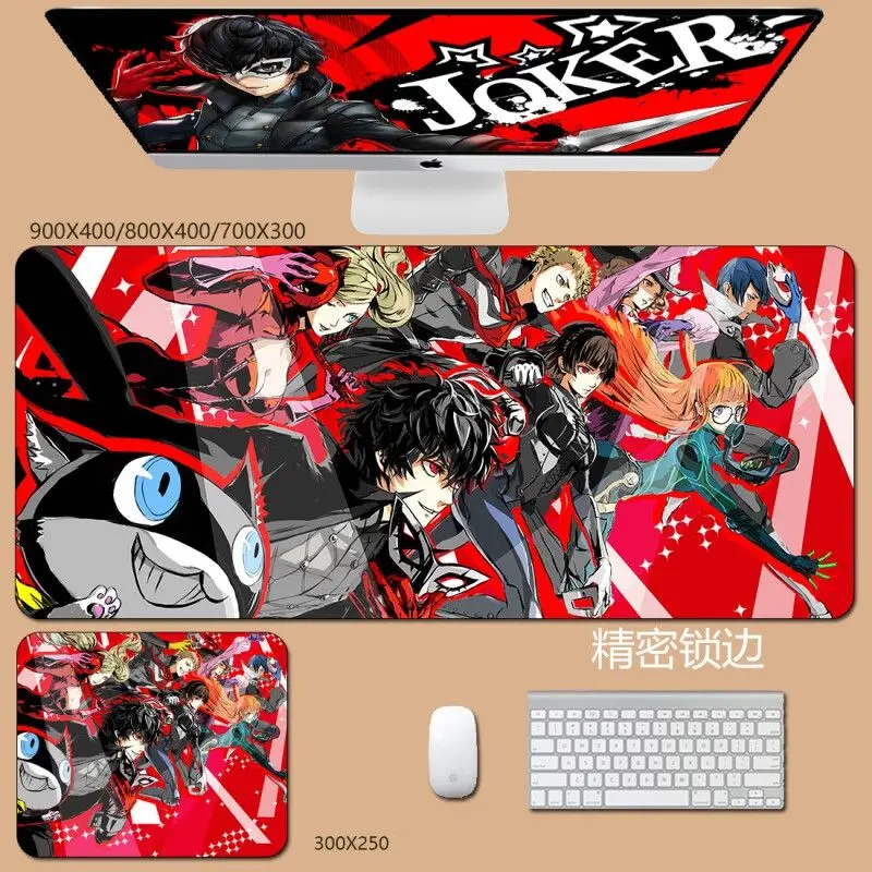 Anime P-ersona Mouse Pad Cartoon Character Peripheral Exquisite Seaming Large Size Thickened Wear-resistant Mouse Pad Table Mat