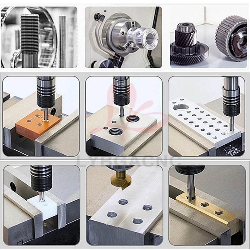 M3-M12-M16-M20 CNC Electric Drilling and Tapping Machine 2in1 Servo Motor Electric Tapper Drilling With Chucks Threading Machine