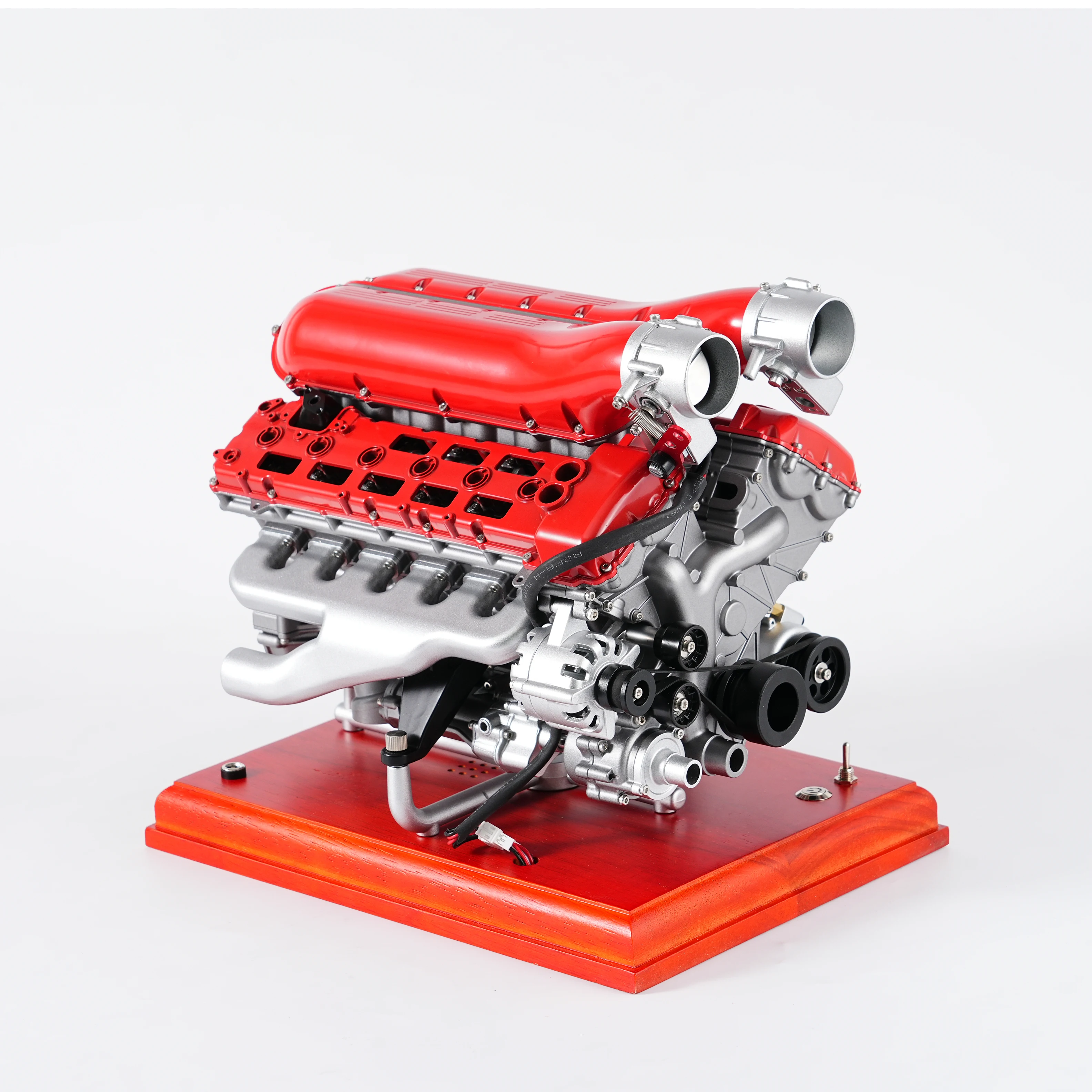 

Saturn Culture V12 Engine Metal Assembling Model Toy Mechanical Assembled Engine Handmade DIY Building Blocks Gift