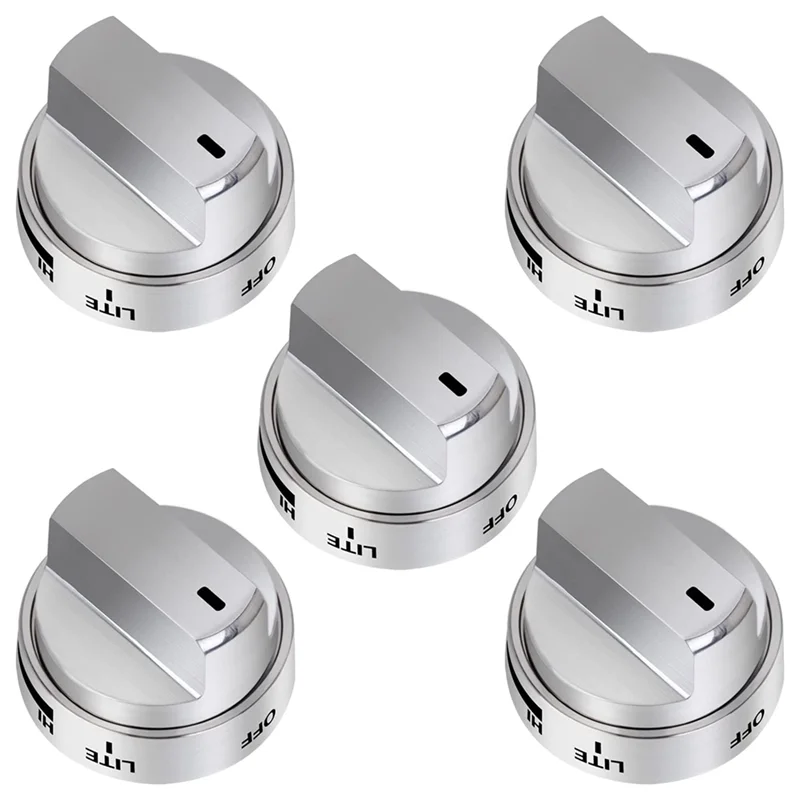 

5PCS AEZ73453509 Stove Knobs Burner Control Knobs for LG Gas Stove/Oven/Range Knobs Replace for AEZ72909008,AP5669773