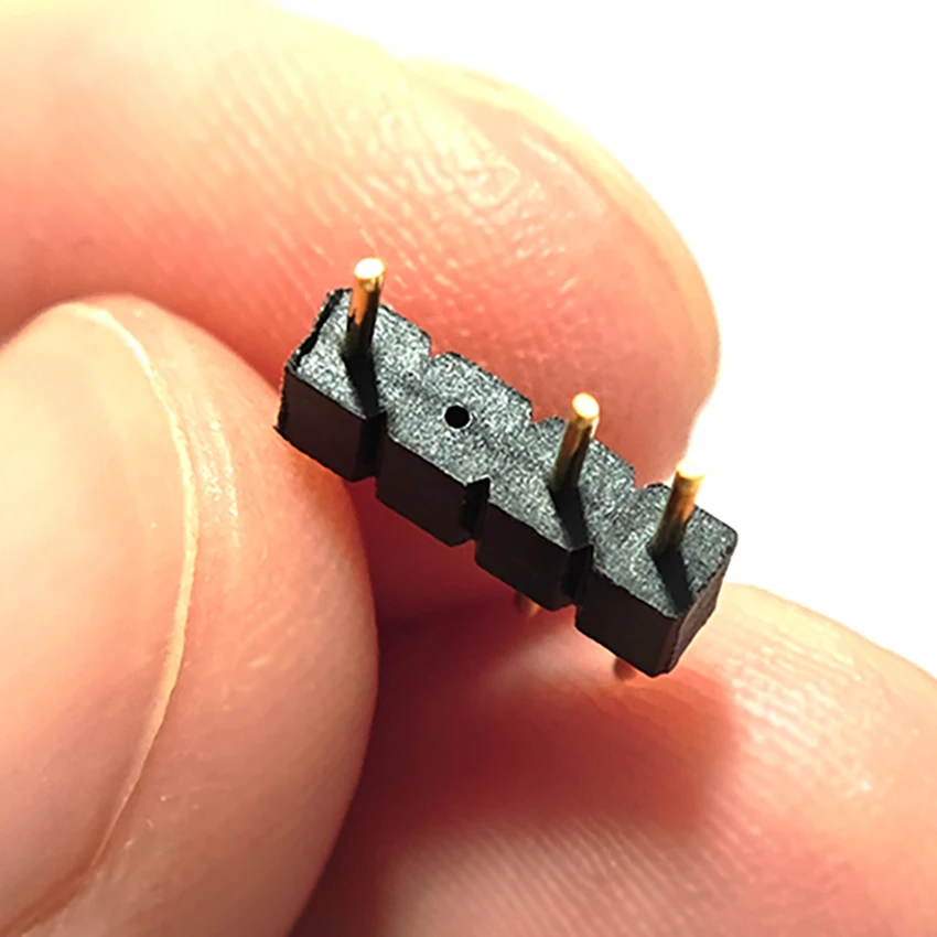 Solder Free Motherboard RGB Cable 1/3 1/4 3P4P RGB Double Row Male Connector For Computer Fan Cable Hub LED Strip Lamp 100pcs